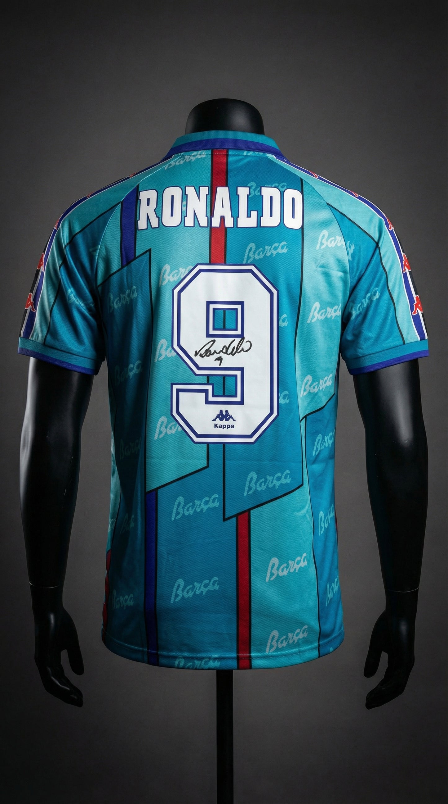 Ronaldo – Barcelona 1996/97 (Turquesa, Kappa)